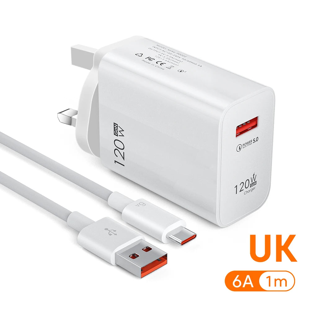 USB Charger Fast Charging QC3.0 USB C Cable Type C Cable Mobile Phone Charger for Iphone Huawei Samsung Xiaomi Quick Charge