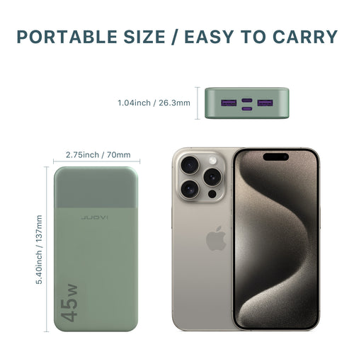 20000Mah Portable Power Bank 45W PD Charging External Battery Charger for Phone