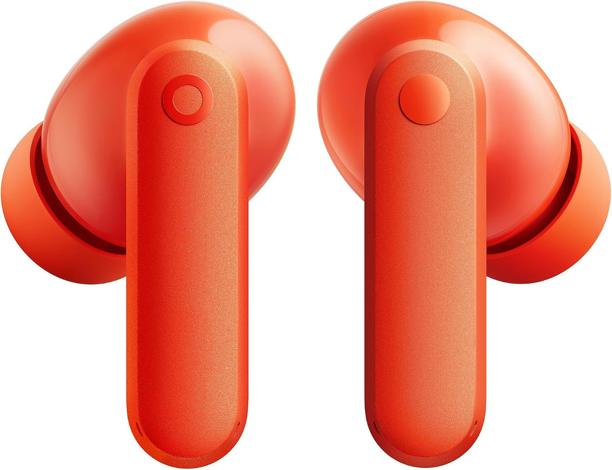 CMF Buds 2A Wireless Earbuds Active Noise Cancelling 42Db Hybrid ANC Bluetooth Headphones, 12.4Mm Dynamic Driver for Big Bass, 4 Mics Clear Calls, Sport Ear Buds for Iphone, Android, Orange