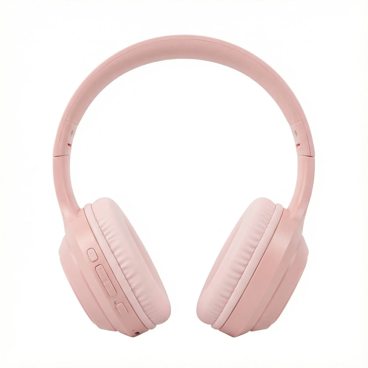 Noise Cancelling Headphones, Wireless Bluetooth Headphones, over Ear Headphones with Microphone, Pink