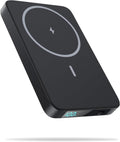 Magnetic Portable Charger Power Bank,Slim 5500Mah LCD Display Wireless Portable Charger,Pd USB-C In&Out Travel Essentials Battery Pack Compatible with Magsafe,Iphone 17/16/15 Pro/14/13/12 Series