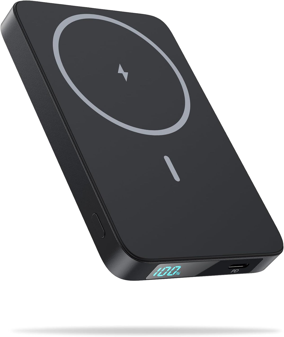 Magnetic Portable Charger Power Bank,Slim 5500Mah LCD Display Wireless Portable Charger,Pd USB-C In&Out Travel Essentials Battery Pack Compatible with Magsafe,Iphone 17/16/15 Pro/14/13/12 Series